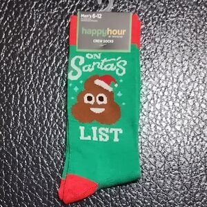 Tipsy Elves Green and Red Crew Socks